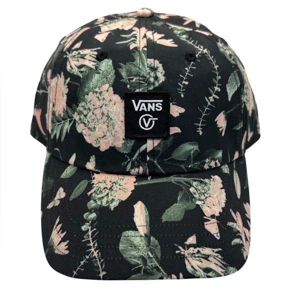 VANS Women's Vansday Court Hat TROPICAL FLORAL PRINT/BLACK - Picture 7 of 7